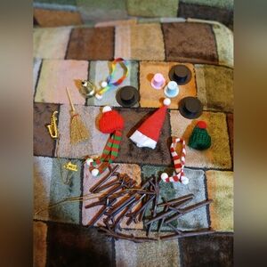 Hat Mini Christmas Ornament Set